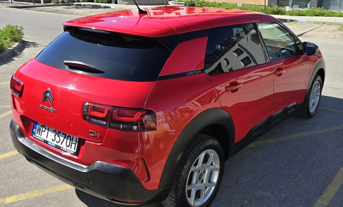 Citroen C4 Cactus cena 57000 przebieg: 57000, rok produkcji 2018 z Sobótka małe 121